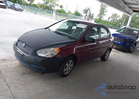 2009 Hyundai Accent Gls from USA, damaged, VIN KMHCN46C49U373017